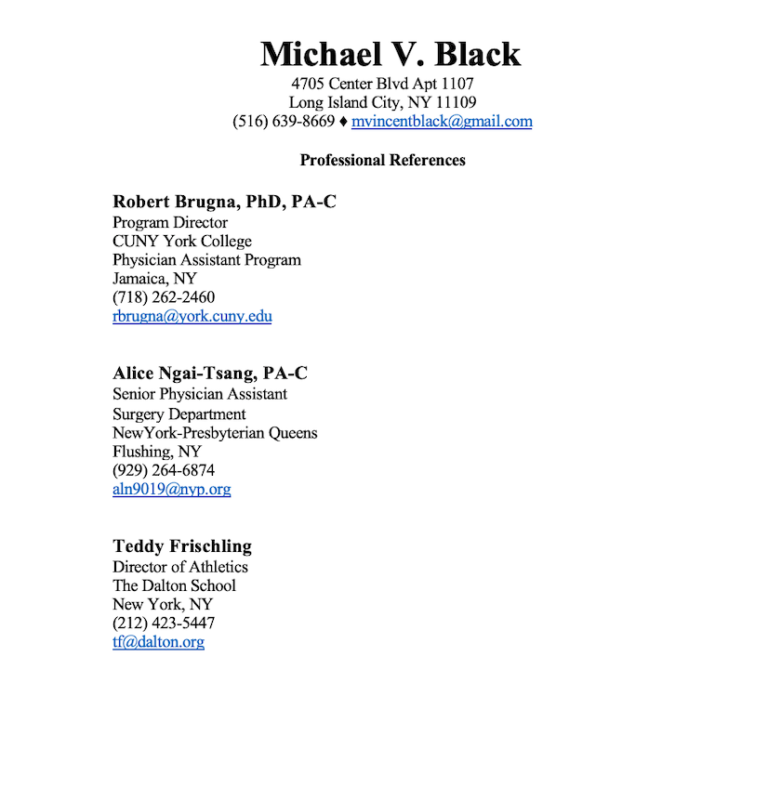 Curriculum vitae – Mike's ePortfolio